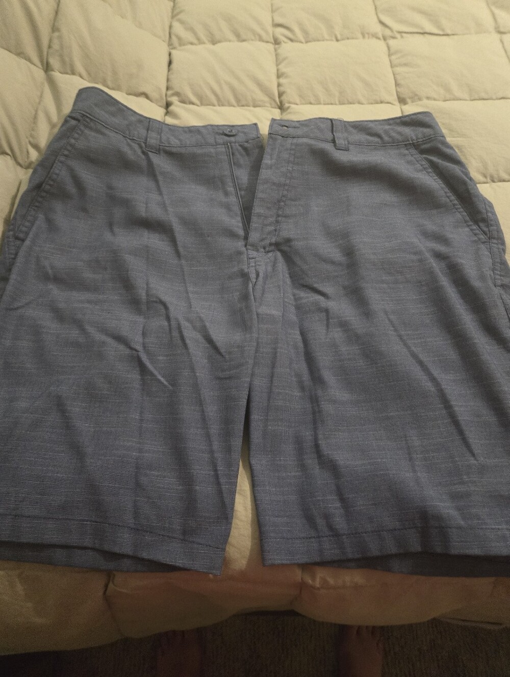 O'Neill Light Blue Flat Front Men's Shorts